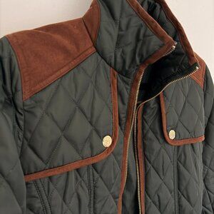 Vince Camuto Quilted Jacket w/ Elbow Patch